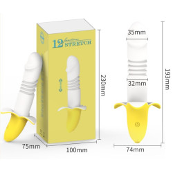 AnalTech Gode à poussée Banana Thrust 13 x 3.3cm